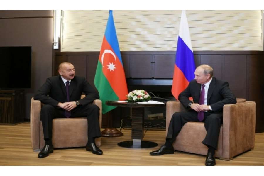 Azərbaycan Prezidenti İlham Əliyevin Rusiyaya rəsmi səfəri Prezident İlham Əliyevin və Prezident Vladimir Putinin görüşü olub